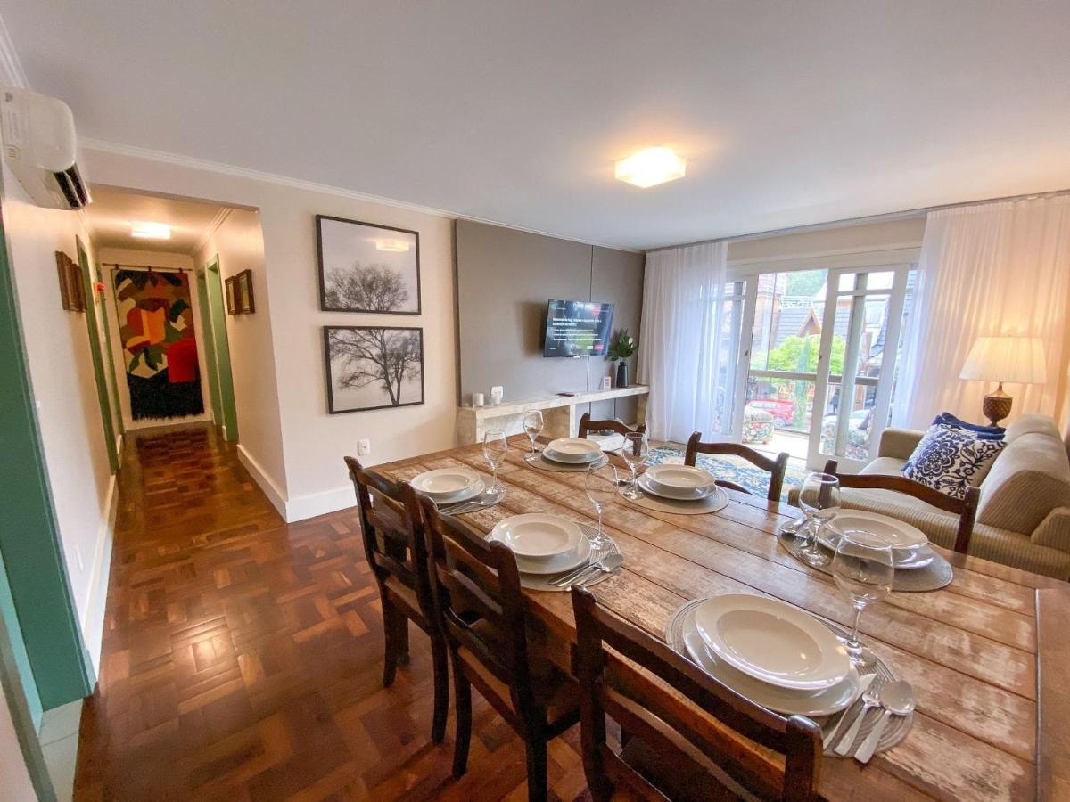 Locar-In Gramado- 100M Rua Coberta Apartman Kültér fotó